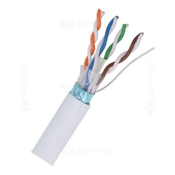 Cablu alarma 4x0.2mm, cupru masiv, rola 100 metri Cablu alarma 4x0.2mm, cupru masiv, rola 100 metri