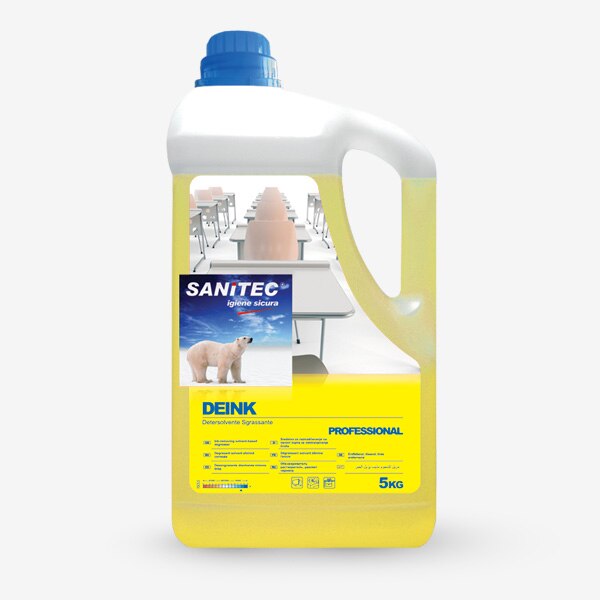 Detergent profesional solvent, Sanitec Deink, 5L
