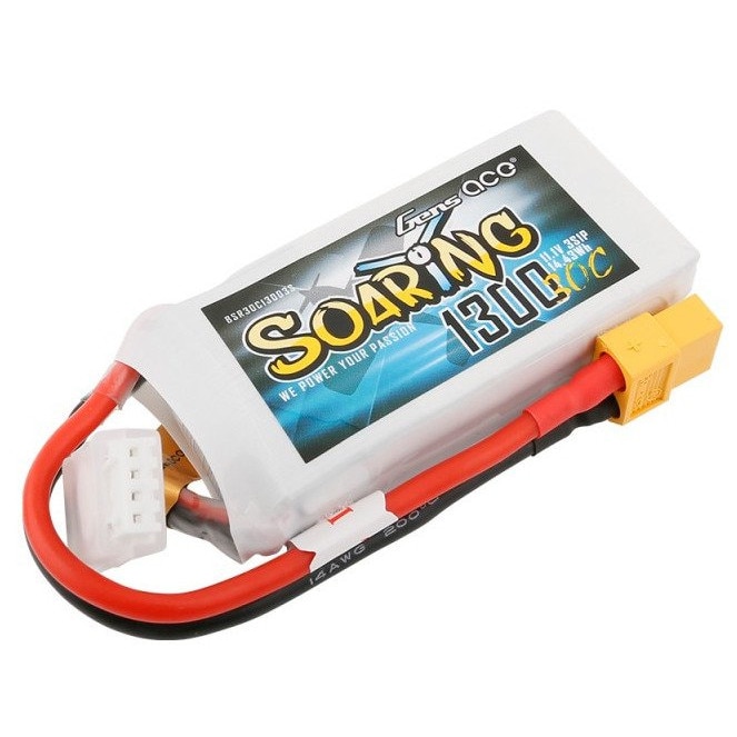 prison Compliance to in the middle of nowhere Acumulator LiPo GENS ACE Soaring 11.1 V 1300 mAh 30C XT60 - eMAG.ro