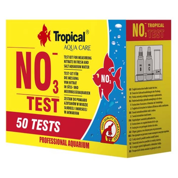 Tropical Test NO3 nitrát teszt 0-tól 100 mg/l-ig