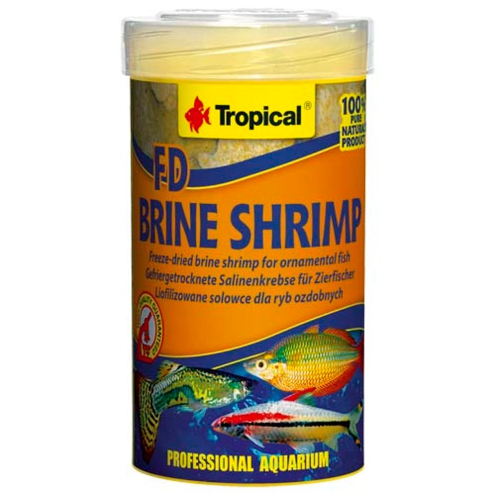 Hrana pentru pesti Tropical Fd Brine Shrimp, 100ml / 8g