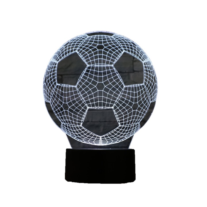 Lampa 3D LED, Gaopin, Cu telecomanda, Multicolor