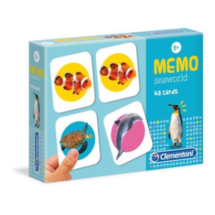 Clementoni - Tengeri világ memóriajáték (18085)