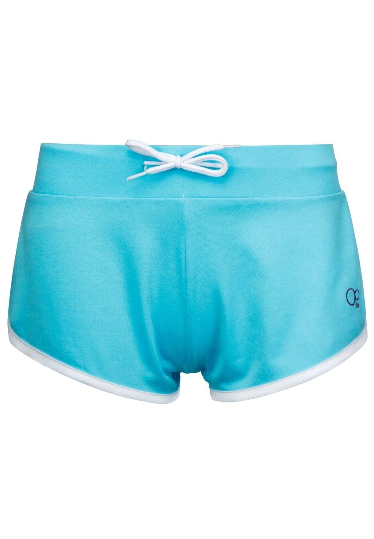 Pantaloni scurti pentru femei, Ocean Pacific, Terry, Albastru deschis/Alb, M