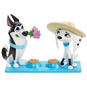 Set figurine Strada Dalmatieni 101 Disney Dolly si Hansel, 5 piese Set figurine Strada Dalmatieni 101 Disney Dolly si Hansel, 5 piese