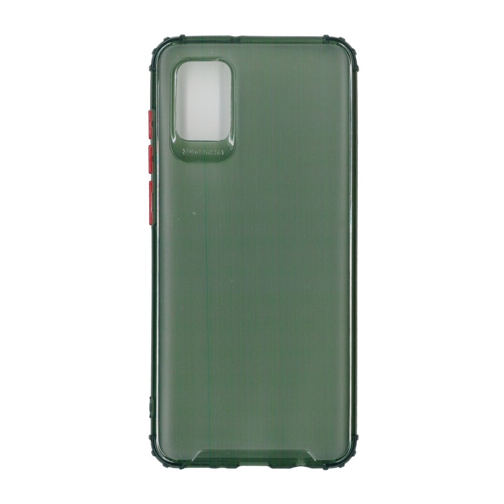 Husa din silicon matte crack, pentru Samsung Galaxy A31, verde