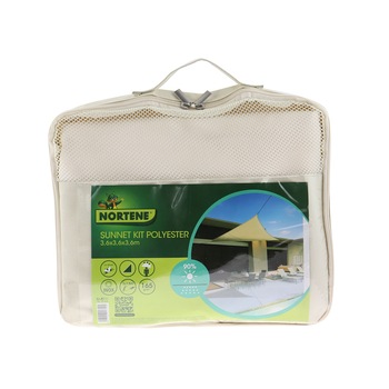 Plasa protectie solara, bej, 3,6 x 3,6 x 3,6 m Plasa protectie solara, bej, 3,6 x 3,6 x 3,6 m