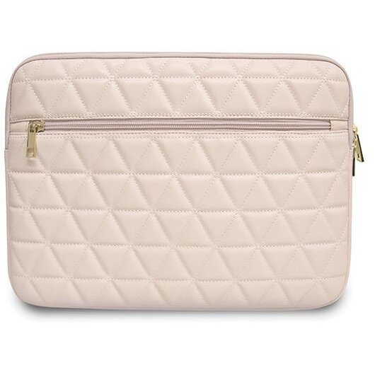 Husa Guess Quilted compatibila cu laptop 13 inch Pink