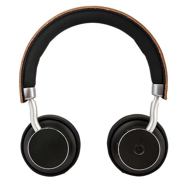 Casti cu Microfon Microlab, bluetooth V4.1, Maro