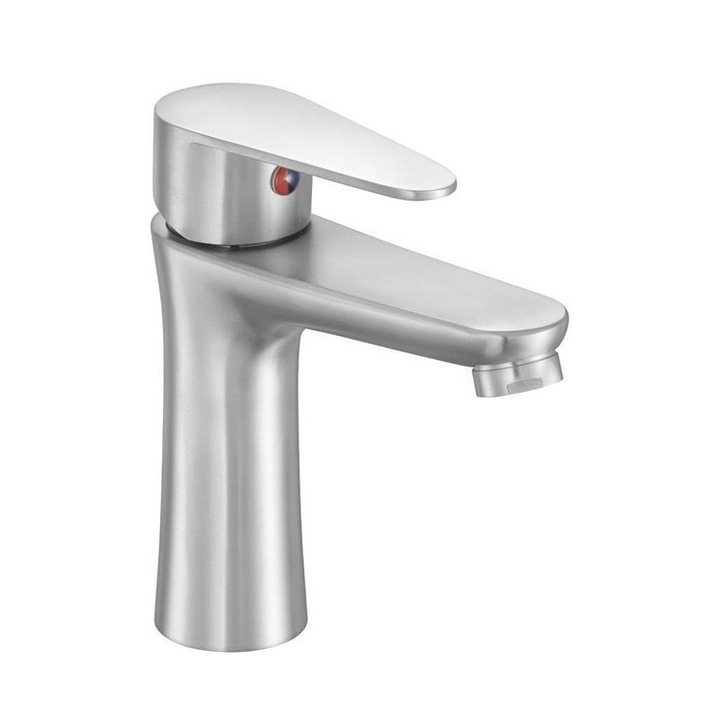 Fala mosdó csaptelep + tartozékok inox Steely2