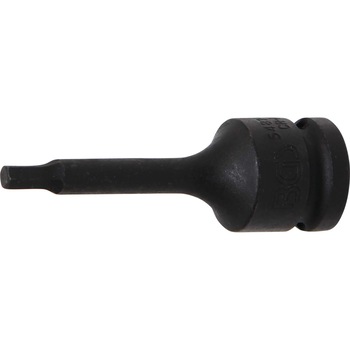 Bit Imbus de impact 5 mm, lungime 75mm, antrenare cu tubulara 1/2 Bit Imbus de impact 5 mm, lungime 75mm, antrenare cu tubulara 1/2