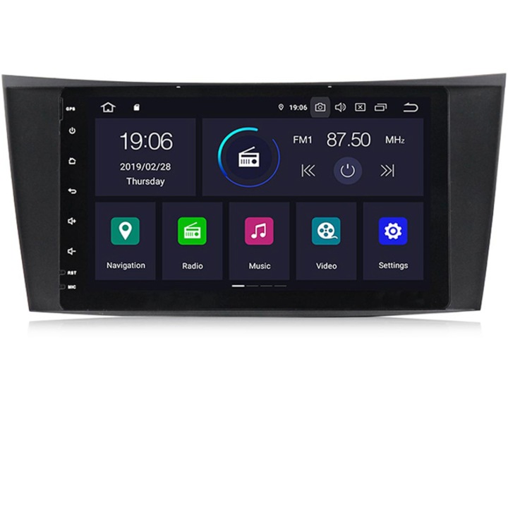 Мултимедия Hesperus за MERCEDES CLS W219, E-Class W211, Двоен дин с GPS, Android 12