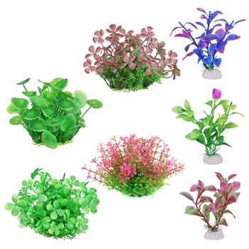 Set 7 plante artificiale, SlowTon, Plastic, Verde Set 7 plante artificiale, SlowTon, Plastic, Verde