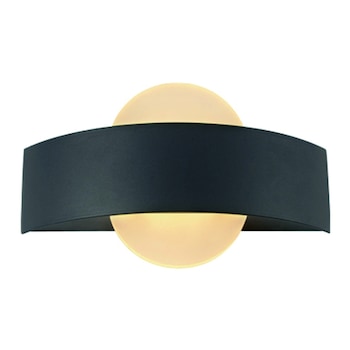 Aplica de perete de exterior, ALAVA, 10W, 220V, 4000К, negru mat, IP54 246x142mm Lightex Aplica de perete de exterior, ALAVA, 10W, 220V, 4000К, negru mat, IP54 246x142mm Lightex