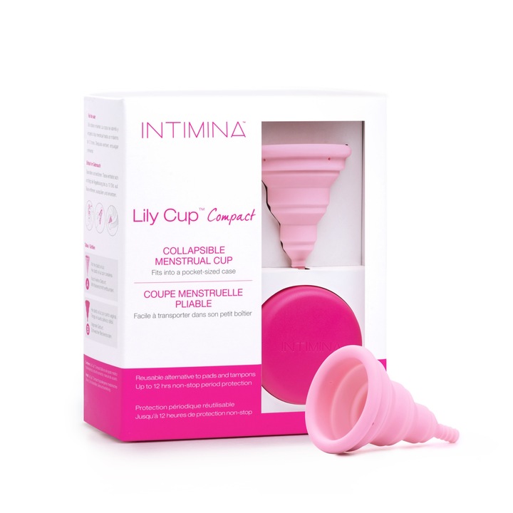 Менструална чашка Intimina, Lily Cup Compact A, Медицински силикон, За многократна употреба