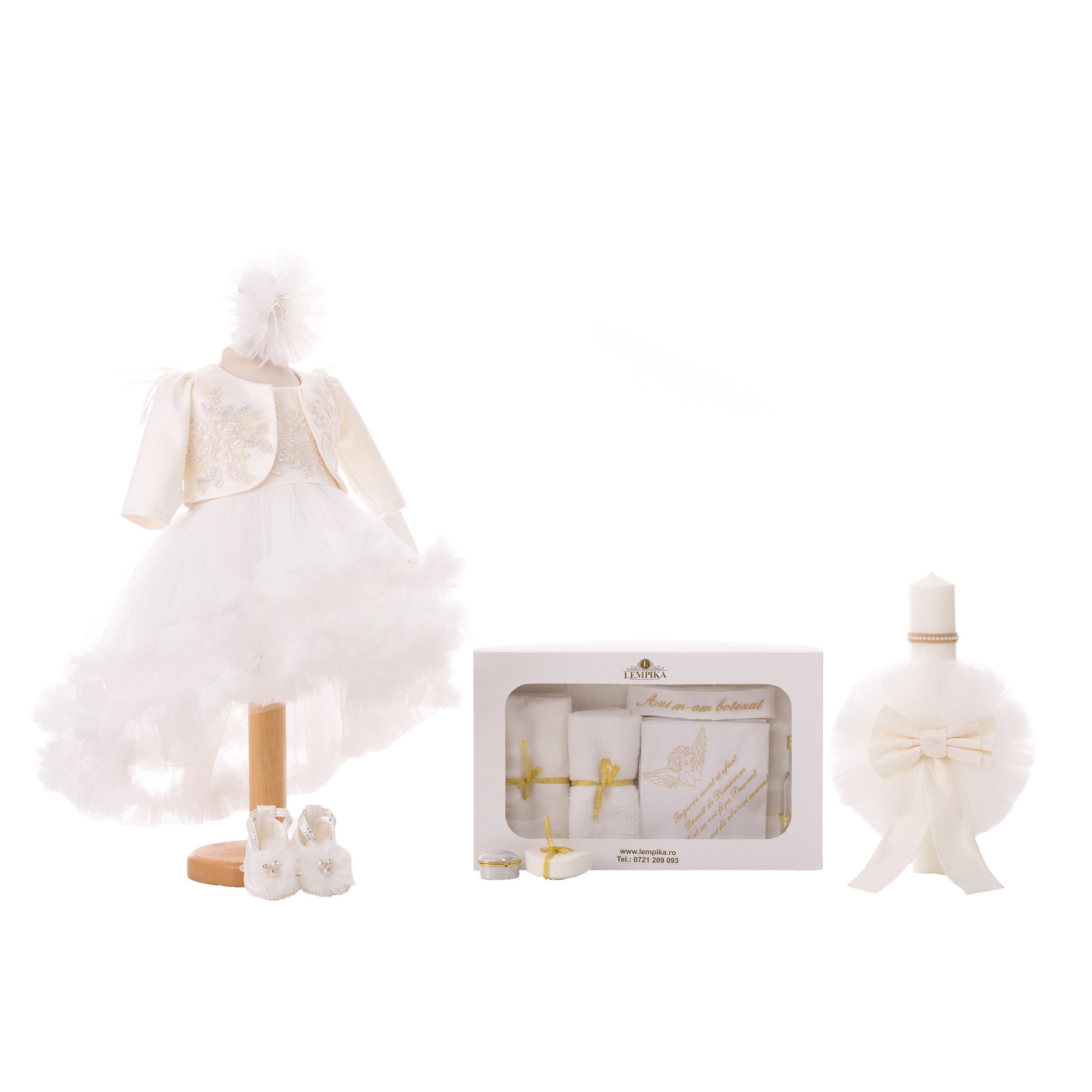 Set Botez Lempika Bebe Daruka, 6 piese, 3-6luni