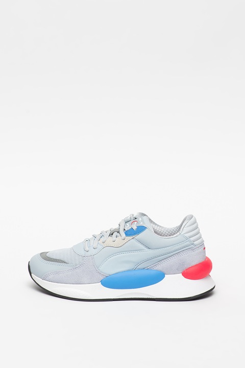 Puma, Pantofi sport de piele ecologica, cu insertii de plasa Gravity