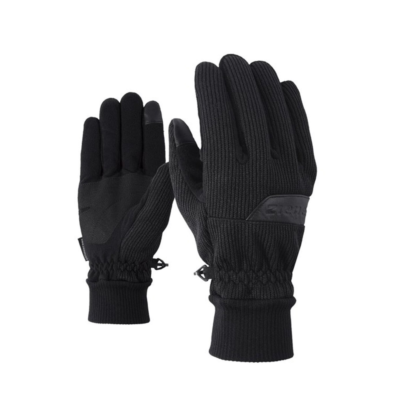 Manusi unisex de ski, Ziener, Negru, 6.5