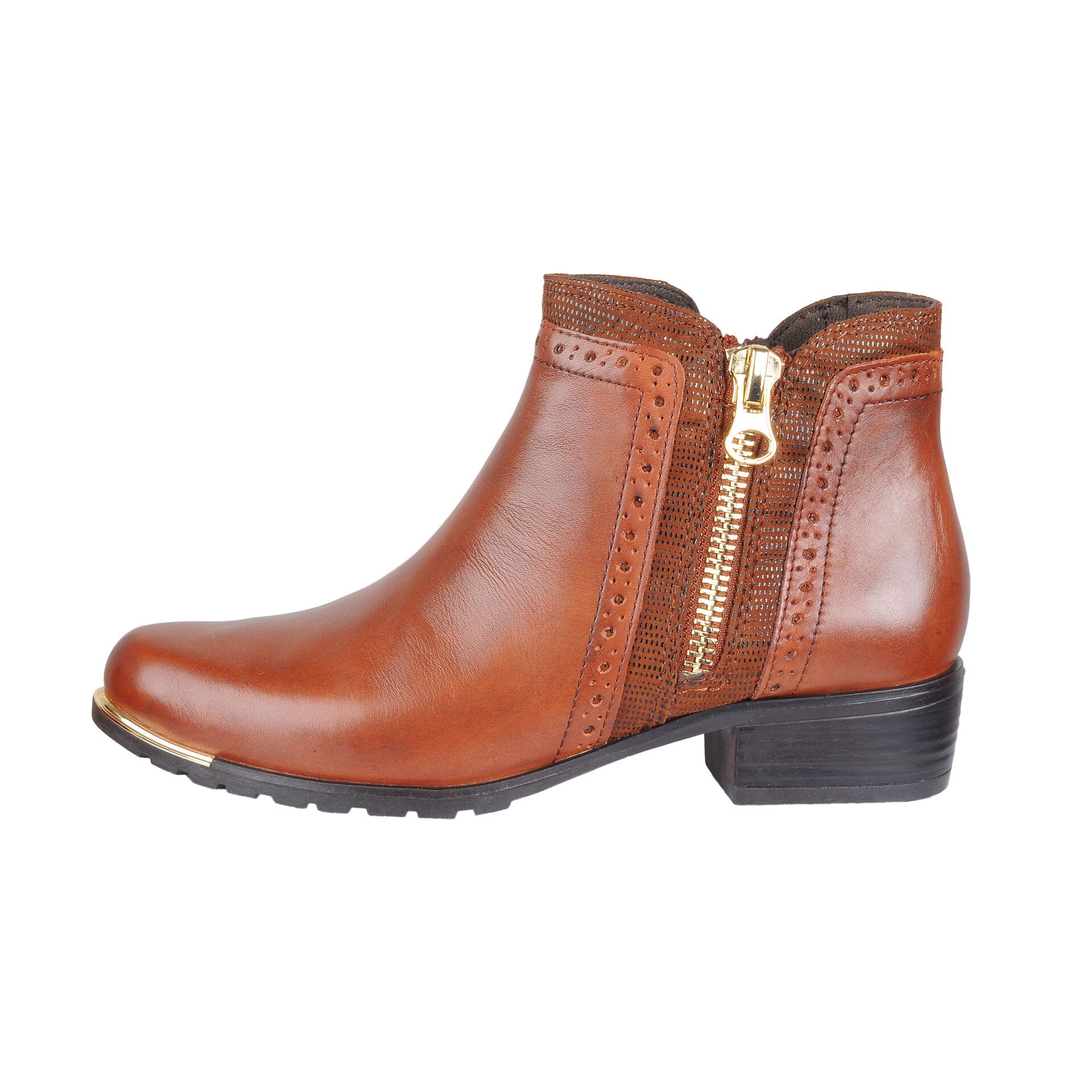 Ghete femei Caprice Tally, Coniac, 36