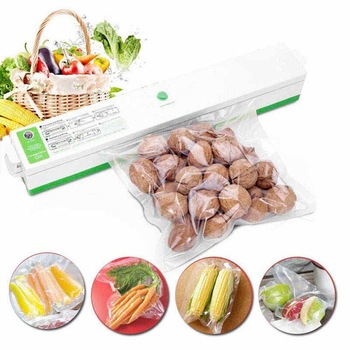 Aparat electric de vidat pungi, mentine mancarea fresh, verde, 34x5.5x5 cm Aparat electric de vidat pungi, mentine mancarea fresh, verde, 34x5.5x5 cm