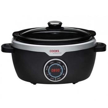 Slow Cooker Cooks Professional G4523, Capacitate 3.5 Litri, Vas Ceramic, Putere 300W Slow Cooker Cooks Professional G4523, Capacitate 3.5 Litri, Vas Ceramic, Putere 300W