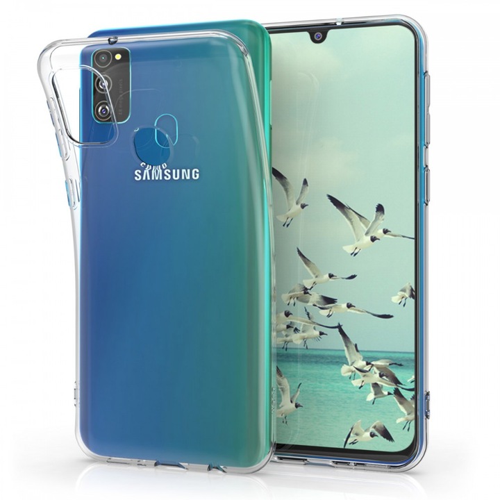 Samsung Galaxy M30s burkolat, szilikon, átlátszó, 50774.03