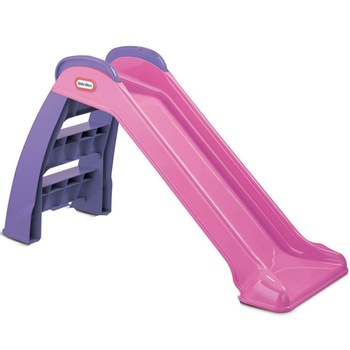 Tobogan de Gradina pentru Copii Little Tikes First Slide, cu Scara, 95cm, Roz Tobogan de Gradina pentru Copii Little Tikes First Slide, cu Scara, 95cm, Roz