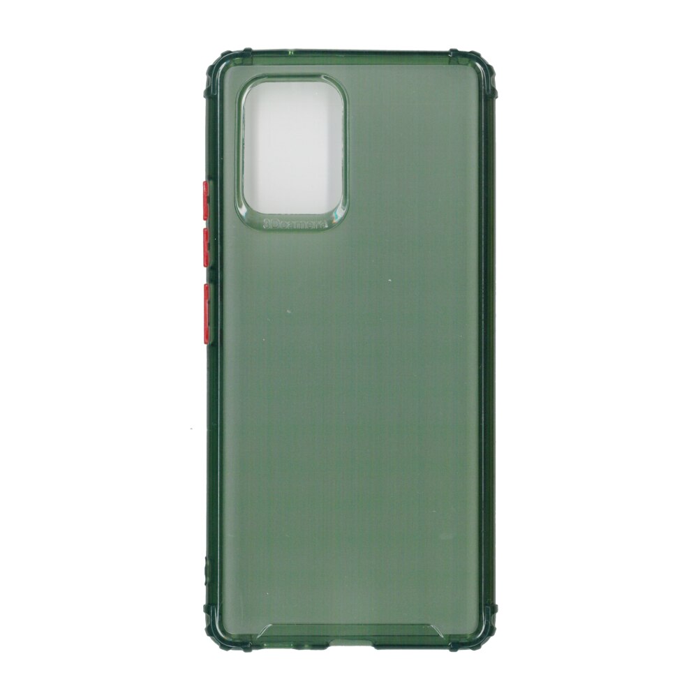 Husa din silicon matte crack, pentru Samsung Galaxy S10 lite 2020, verde