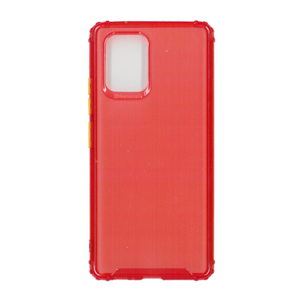 Husa din silicon matte crack, pentru Samsung Galaxy S10 lite 2020, rosu