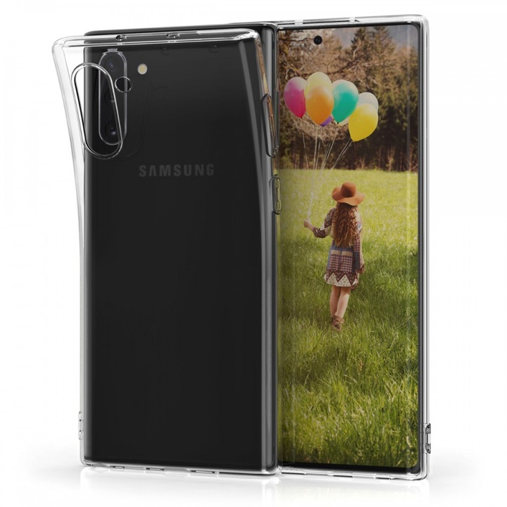Кейс за Samsung Galaxy Note 10, Силиконов, Прозрачен, 49273.03