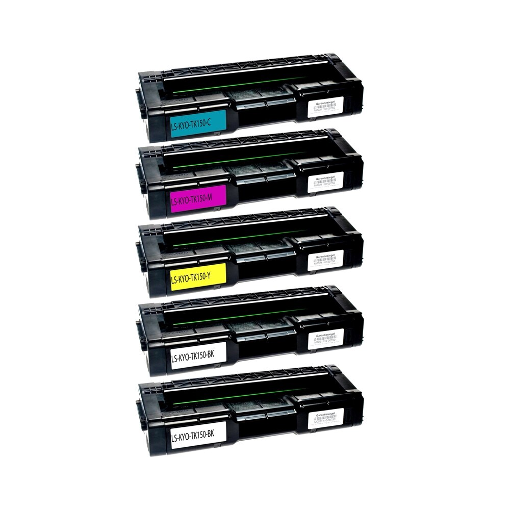 Set de 5 Tonere TK 150BK/C/M/Y Multicolor 31000 Pagini Compatibile Kyocera FS-C 1000 Series / FS-C 1020 MFP / FS-C 1020 MFP plus