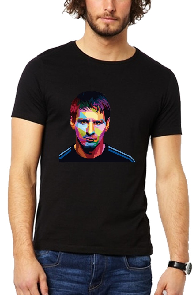 Tricou Personalizat Messi", Negru, M - eMAG.ro