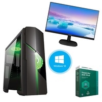 pachet sistem pc gaming pro457 procesor intel core i5 4570 ghz 8gb ram capacitate stocare 240ssd placa video geforce gt710 bluelight win 10 home 64bit kaspersky antivirus  monitor 21quot imagen 32_0_
0