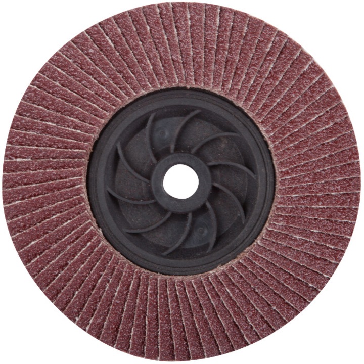 Disc Lamelar Frontal cu Prindere Rapida EvoTools, Diametru 125 mm, Granulatia 100 mm