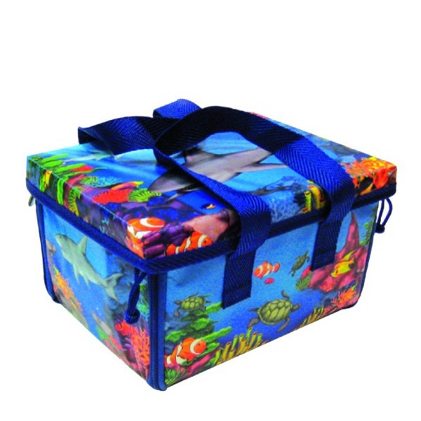 Cutie si Jucarie 2 in 1 Neat-Oh, ZipBin Mini Aqua