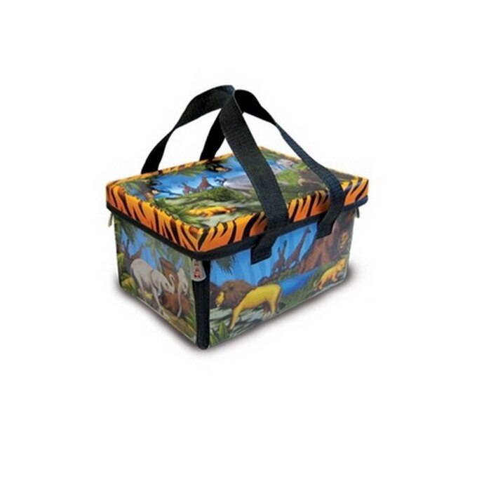 Cutie si Jucarie 2 in 1 Neat-Oh, ZipBin Mini Zoo