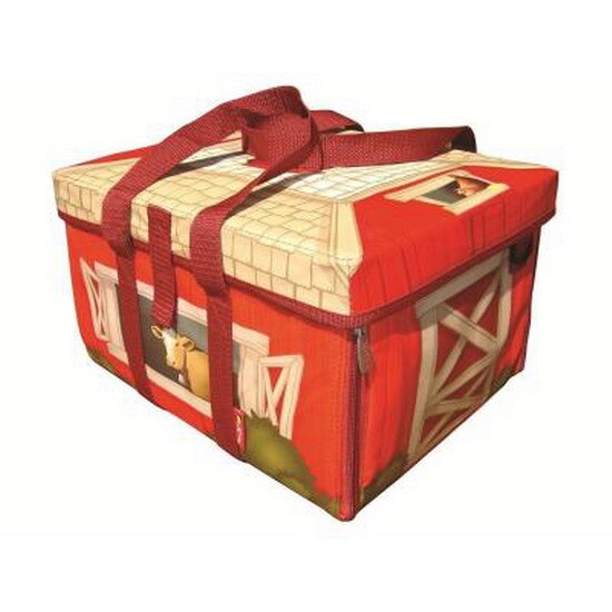 Cutie si Jucarie 2 in 1 Neat-Oh, ZipBin Mini Farm