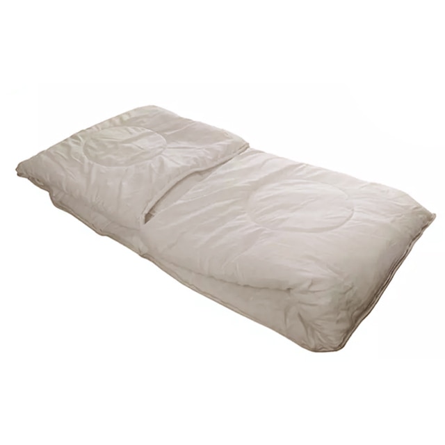 Pilota convertibila in perna, crem, 135 x 200 cm