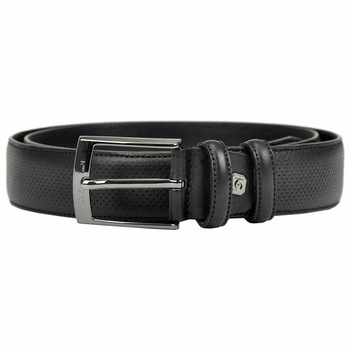 Curea barbati din piele naturala Pierre Cardin GCB316 cu aspect texturat, Negru Curea barbati din piele naturala Pierre Cardin GCB316 cu aspect texturat, Negru