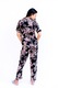 Pijama dama bumbac Marimea S, imprimata