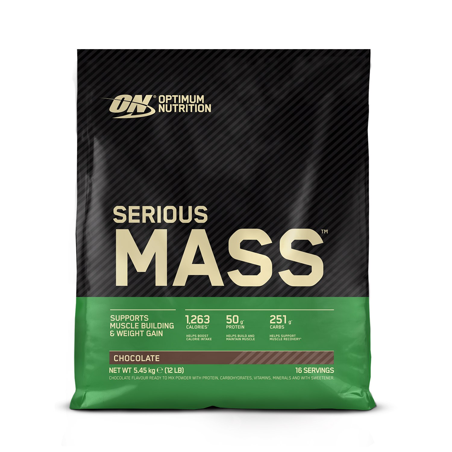 Optimum Nutrition Serious Mass Ciocolata 5.450 Kg