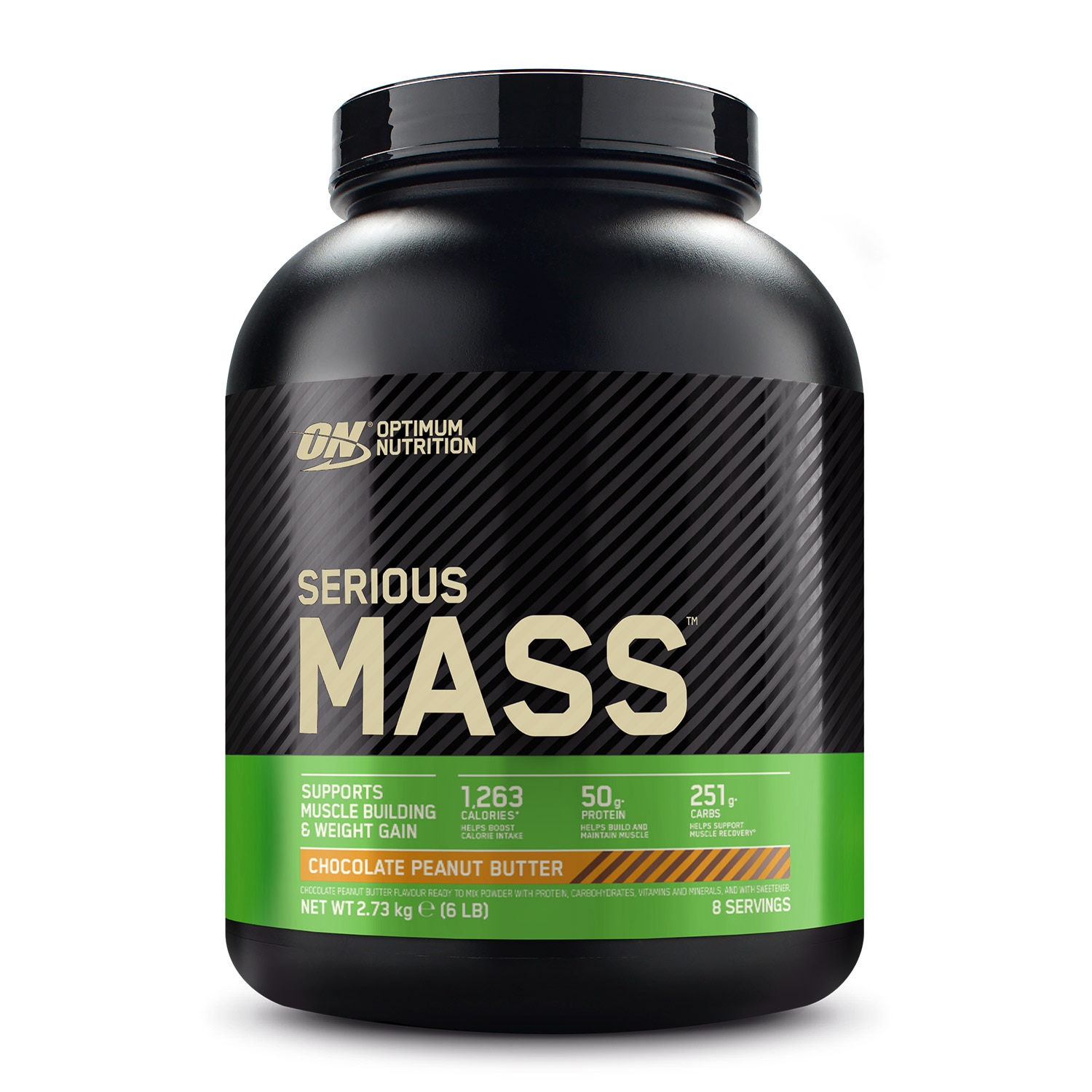 Optimum Nutrition Serious Mass Ciocolata Cu Arahide 2.730 Kg