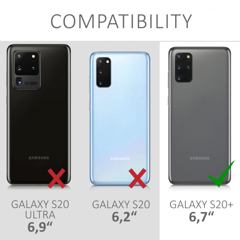 Husa pentru Samsung Galaxy S20 Plus, Silicon, Negru, 51216.47