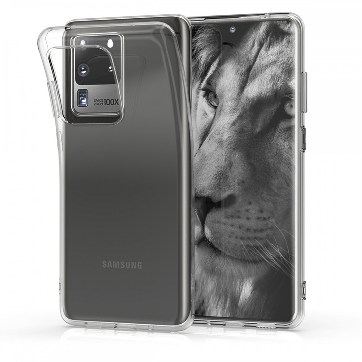 Кейс за Samsung Galaxy S20 Ultra, Силиконов, Прозрачен, 51224.03