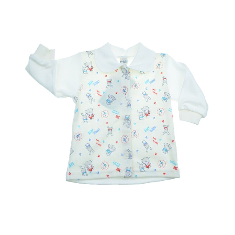 Bluza cu maneca lunga pentru bebelusi Koala Kaftan 814, Multicolor, 74 cm