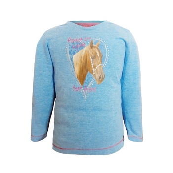 Bluza fete Salt and Pepper, albastra, marimea 92-98 cm Bluza fete Salt and Pepper, albastra, marimea 92-98 cm