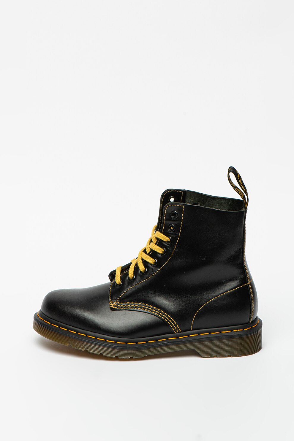 Dr. Martens, Bocanci de piele cu cusaturi contrastante Pascal