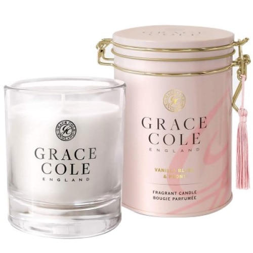 Lumanare parfumata Grace Cole Vanilla Blush and Peony 200g