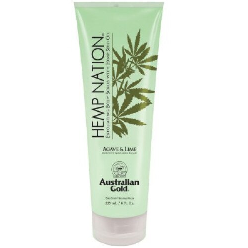 Exfoliant de corp Australian Gold Hemp Nation Agave & Lime 235ml