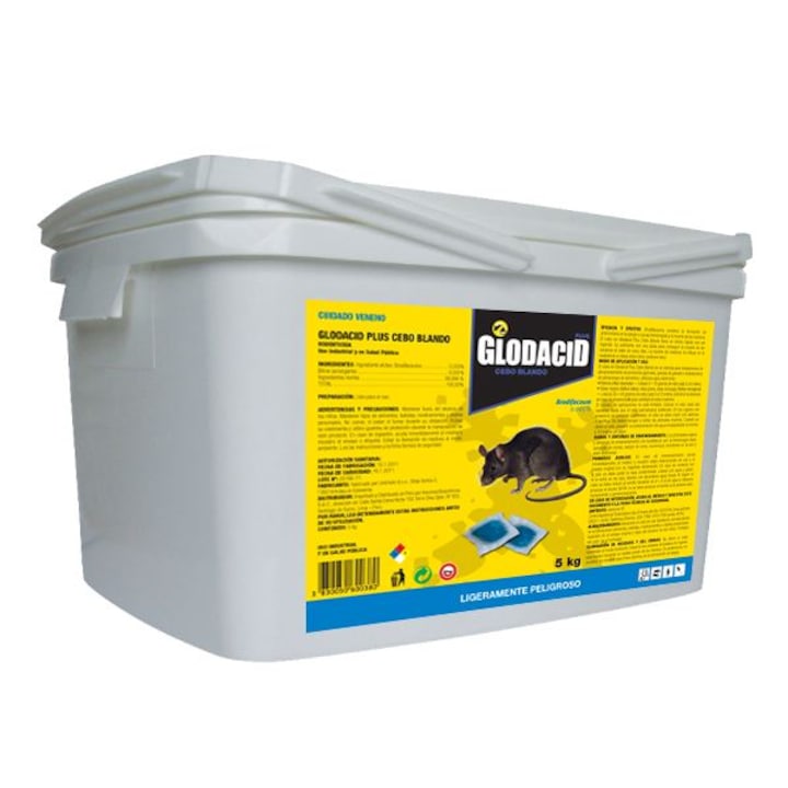 Otrava Raticid Pasta pentru Soareci si Sobolani - 5 KG, Glodacid